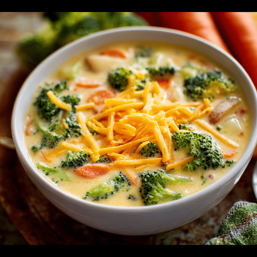Cottage Cheese Broccoli Cheddar Soup Recipe - Recipe Image