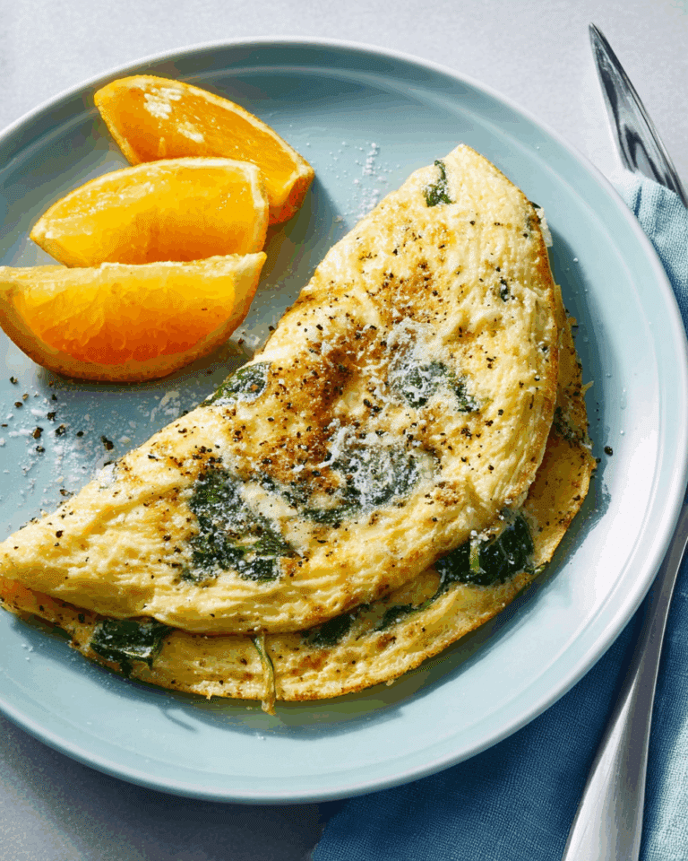 Savory Omelet with Veggies & Cheese Recipe