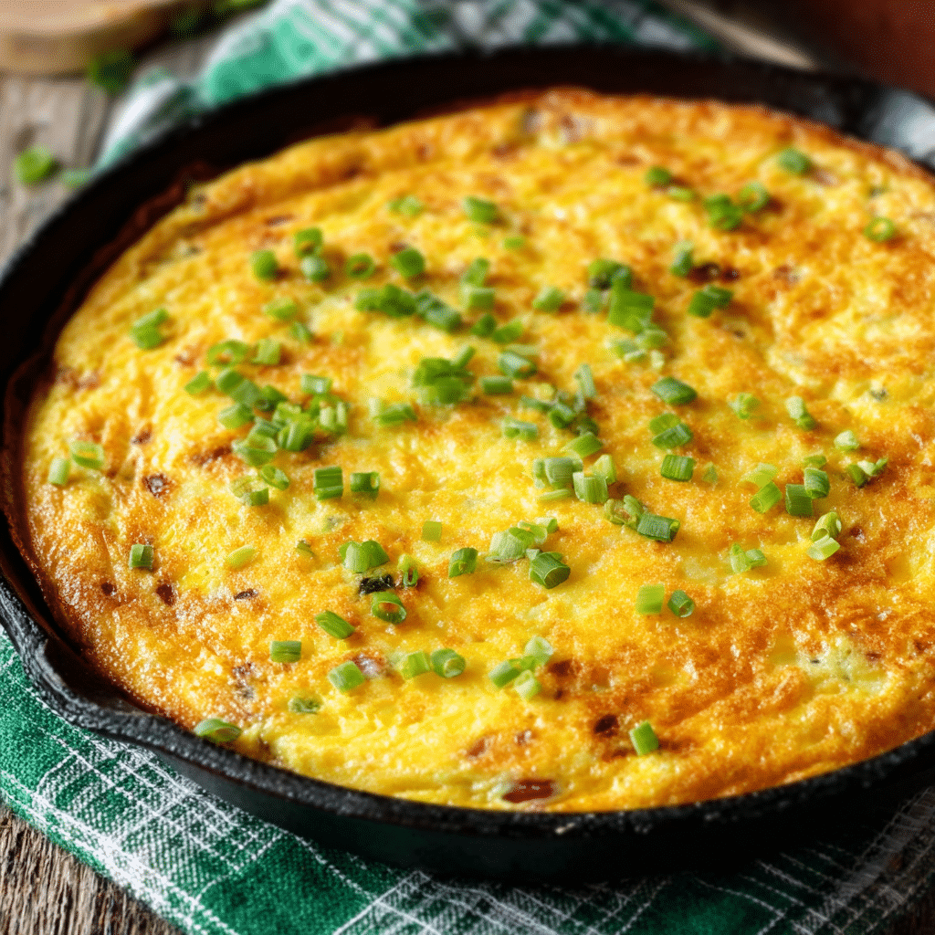 Frittata with Potatoes and Ham Recipe - Recipe Image