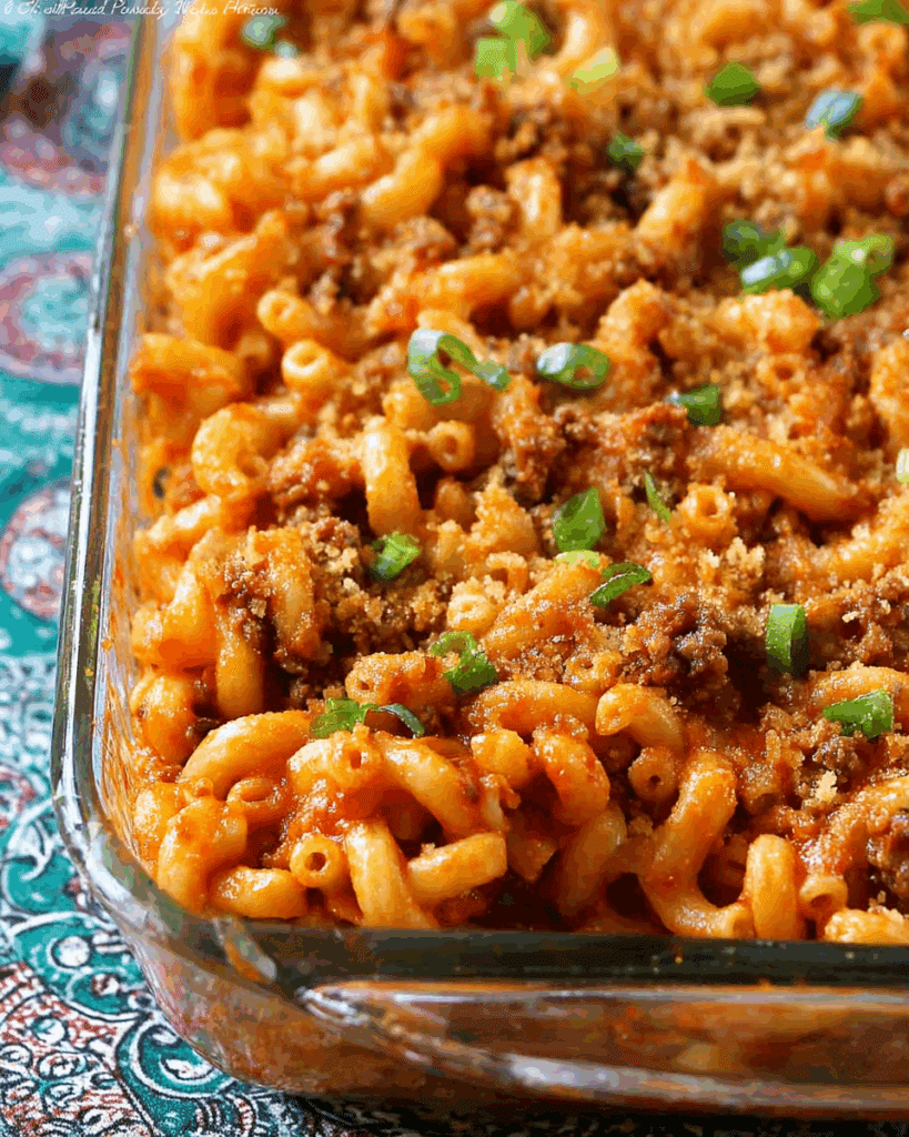 Taco Pasta Casserole Recipe