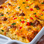 Hashbrown Casserole with Eggs & Cheese Recipe