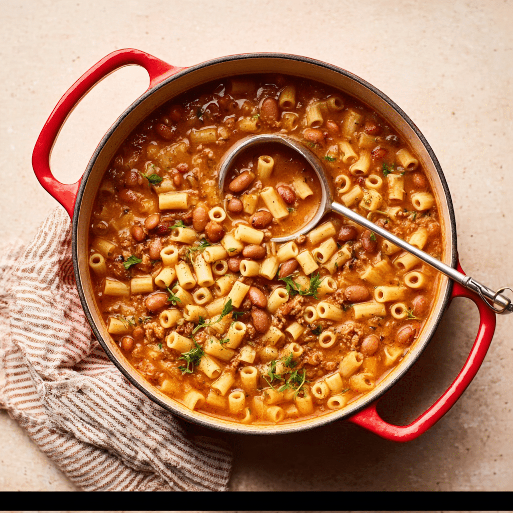 Italian Pasta Fagioli Recipe - Recipe Image