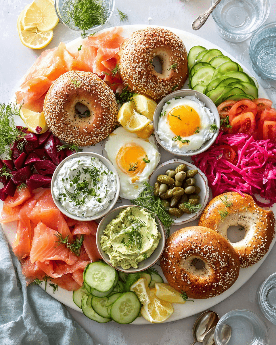 Smoked Salmon Bagel Platter Brunch Perfection smoked-salmon-bagel-platter-brunch-perfection