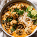 Chicken Meatball Noodle Soup Recipe