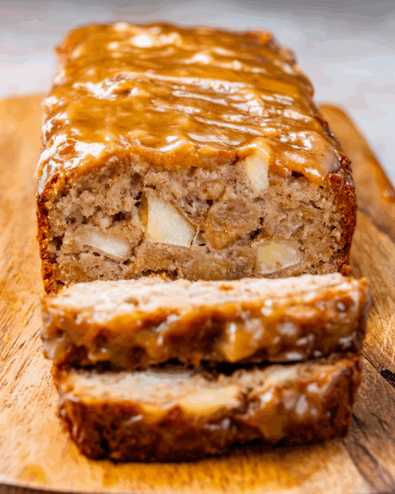 Caramel Swirl Pear Bread Recipe