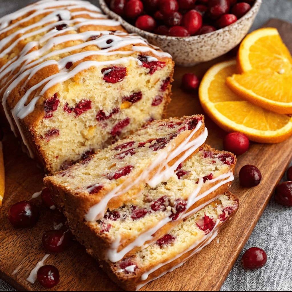 Cranberry Orange Loaf Recipe - Recipe Image