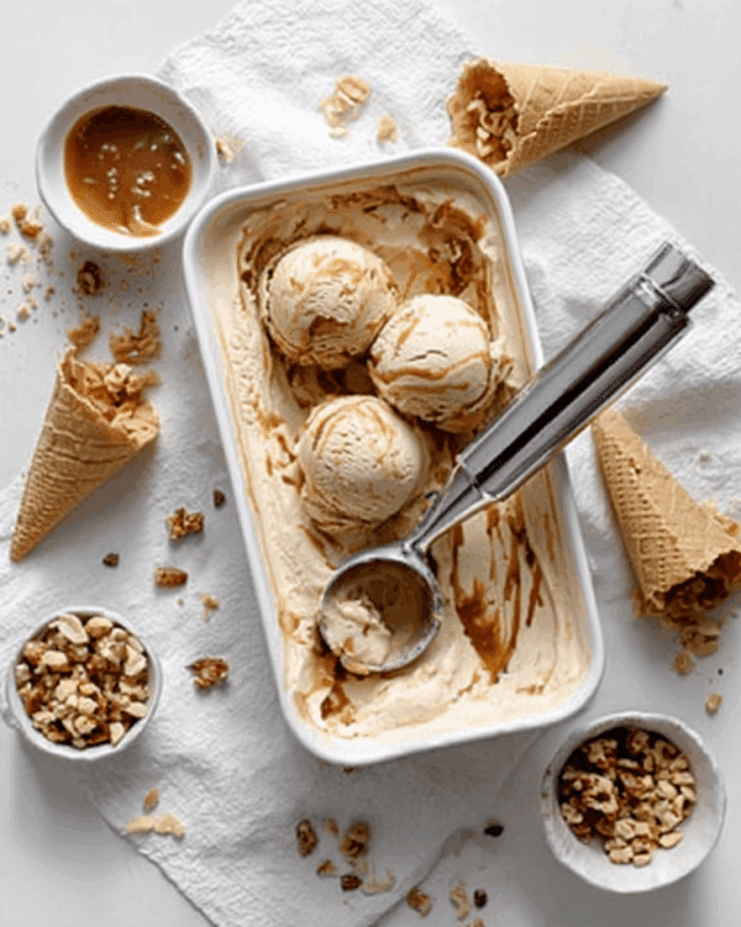 Caramel Apple Butter Ice Cream Recipe