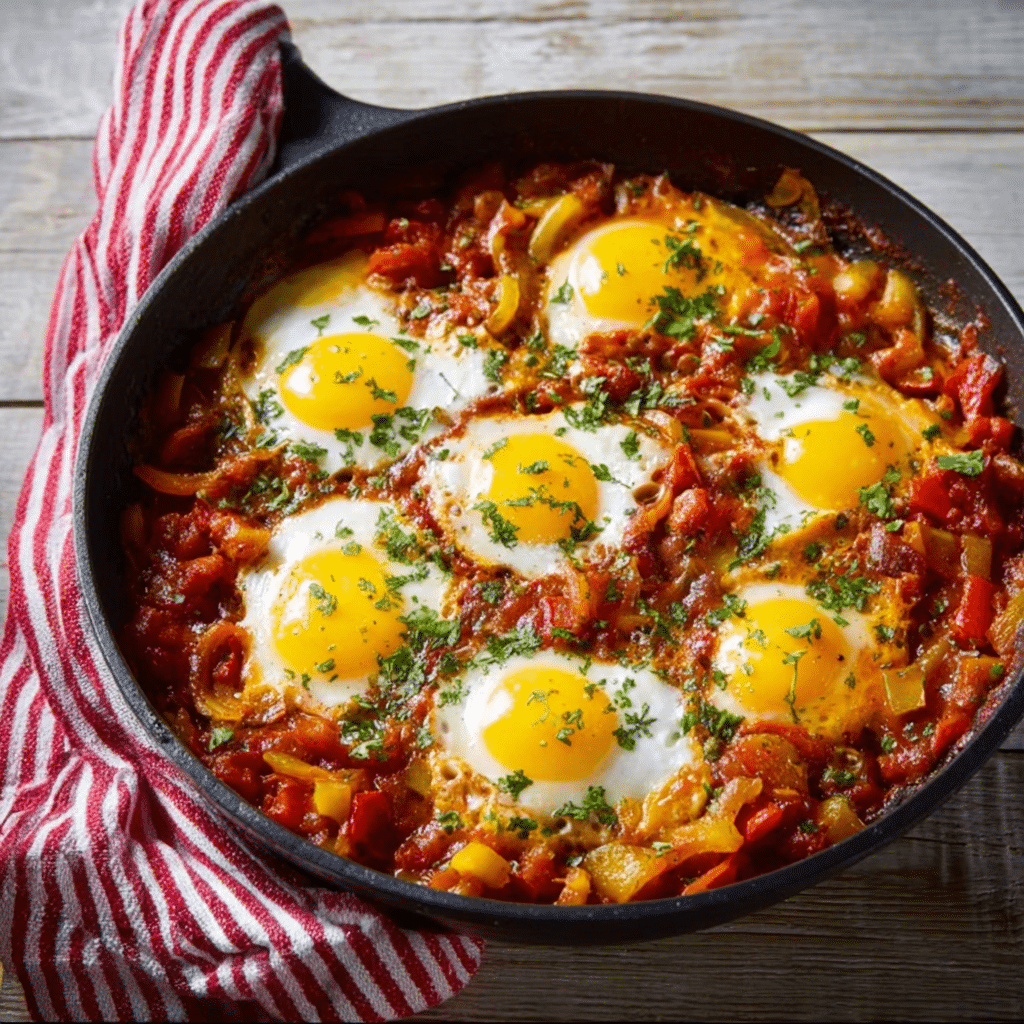 Shakshuka (Eggs in Tomato Sauce) Recipe - Recipe Image