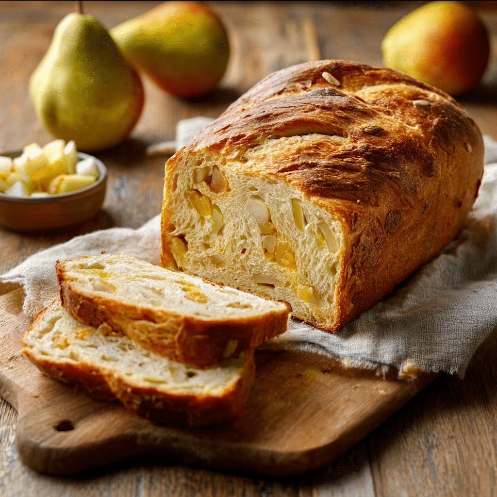 Caramel Swirl Pear Bread Recipe - Recipe Image