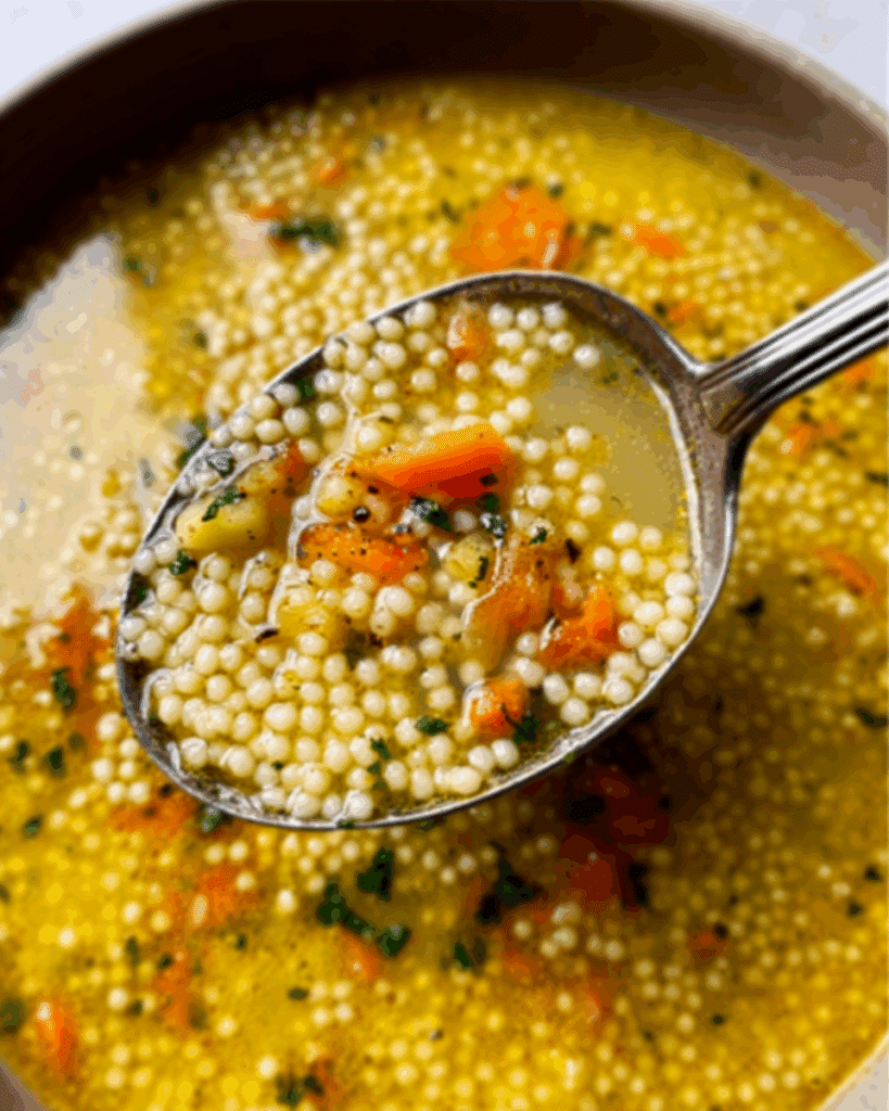 Cold-Fighting Couscous Chicken Soup Recipe