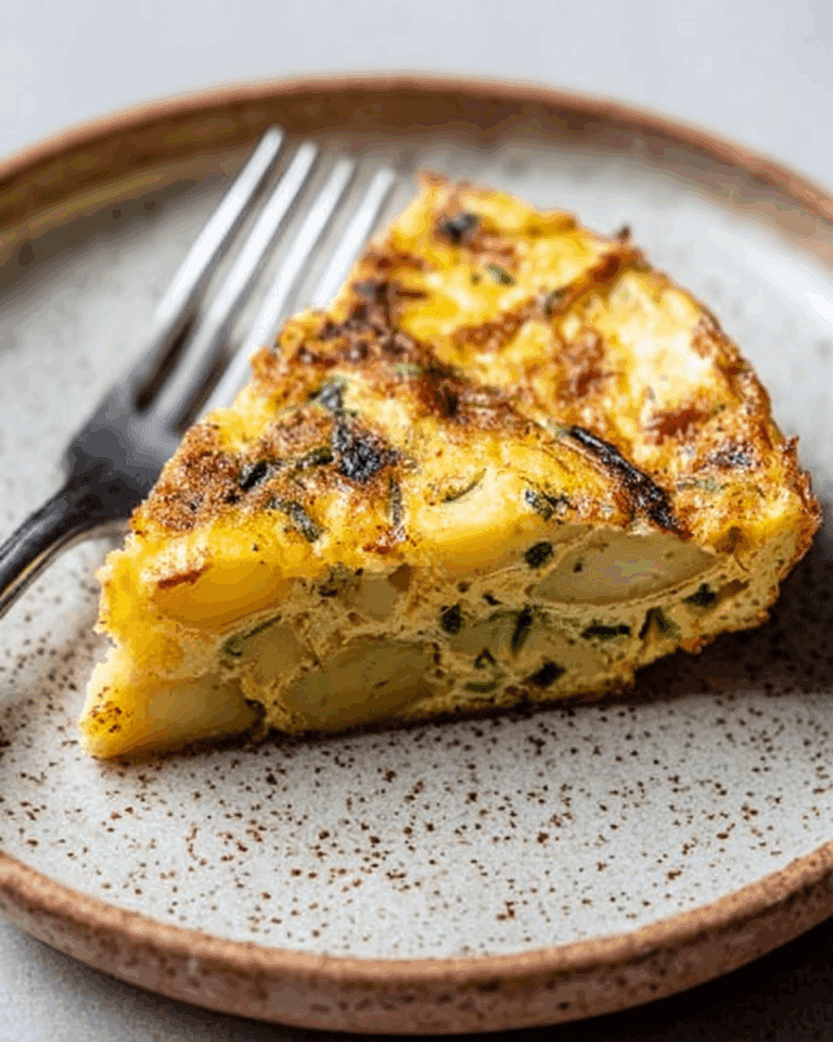 Frittata with Potatoes and Ham Recipe