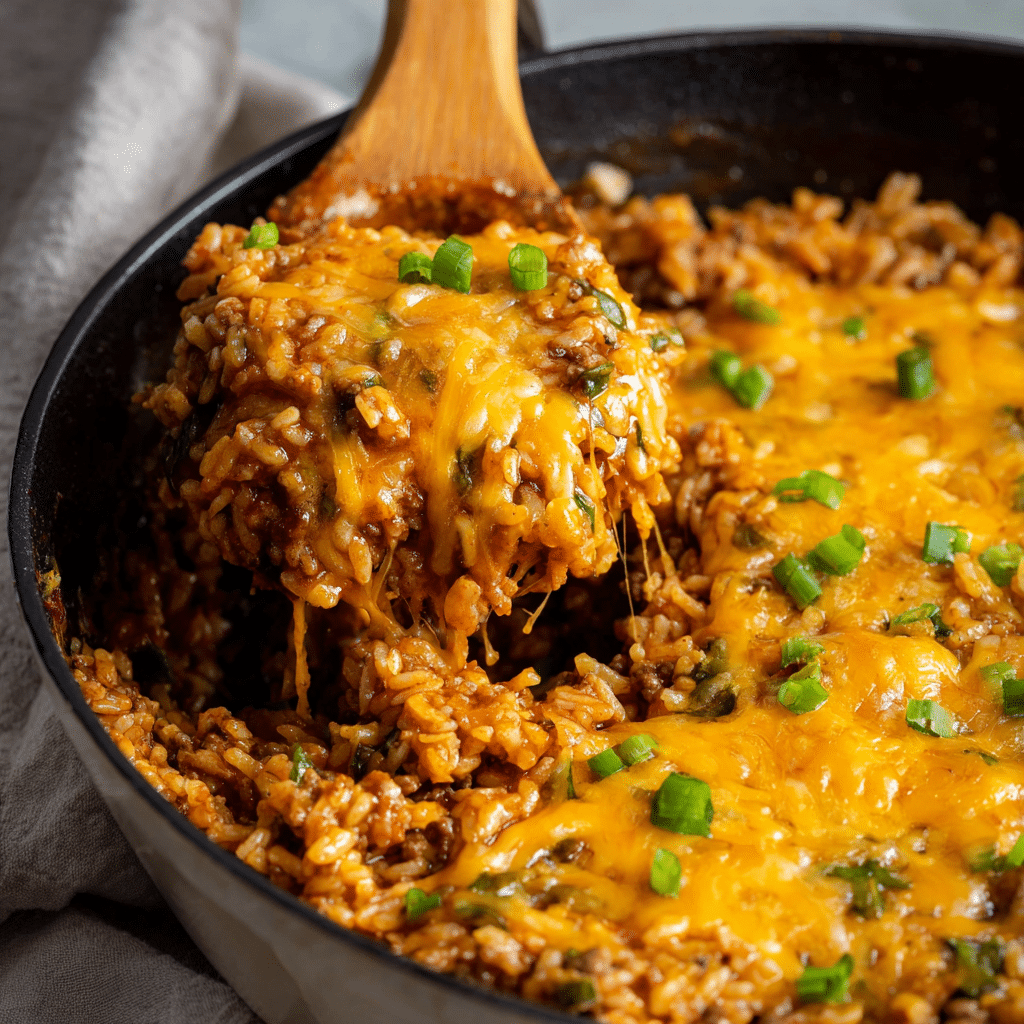Taco Rice Skillet Recipe - Recipe Image