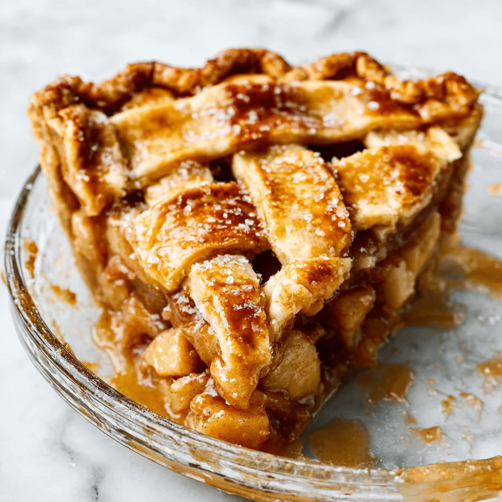 Salted Caramel Apple Pie Recipe - Recipe Image