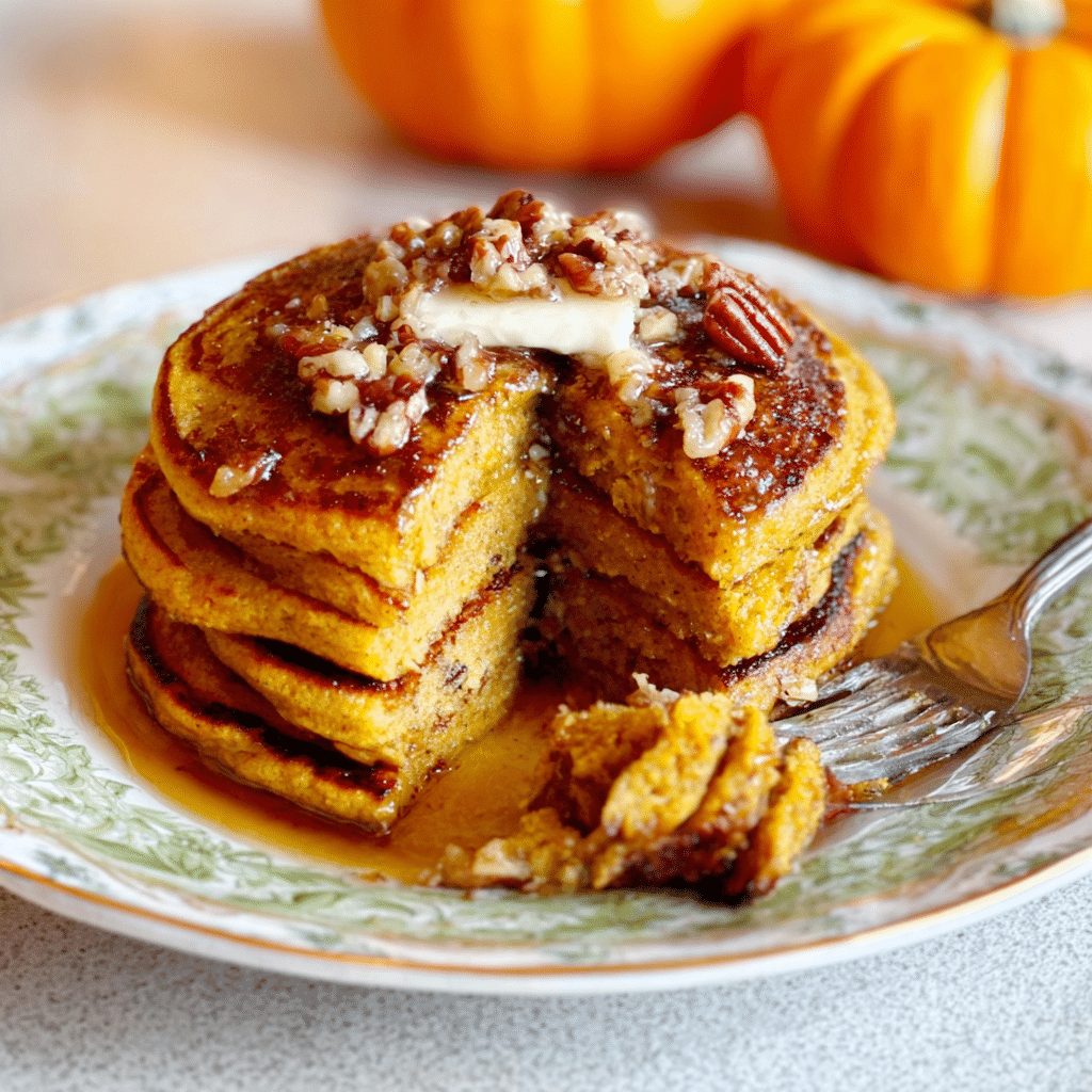 Fluffy Pumpkin Pancakes Recipe - Recipe Image