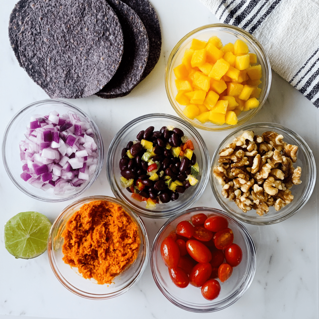 Pumpkin and Black Bean Tacos Recipe - Recipe Image