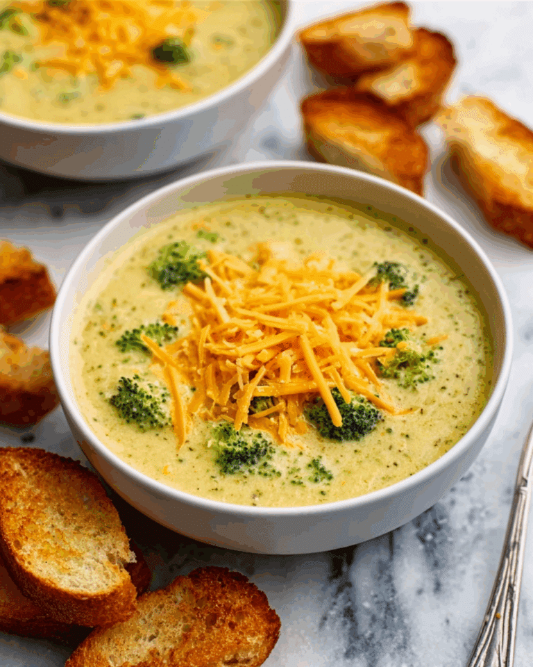 Broccoli Cheddar Soup Recipe
