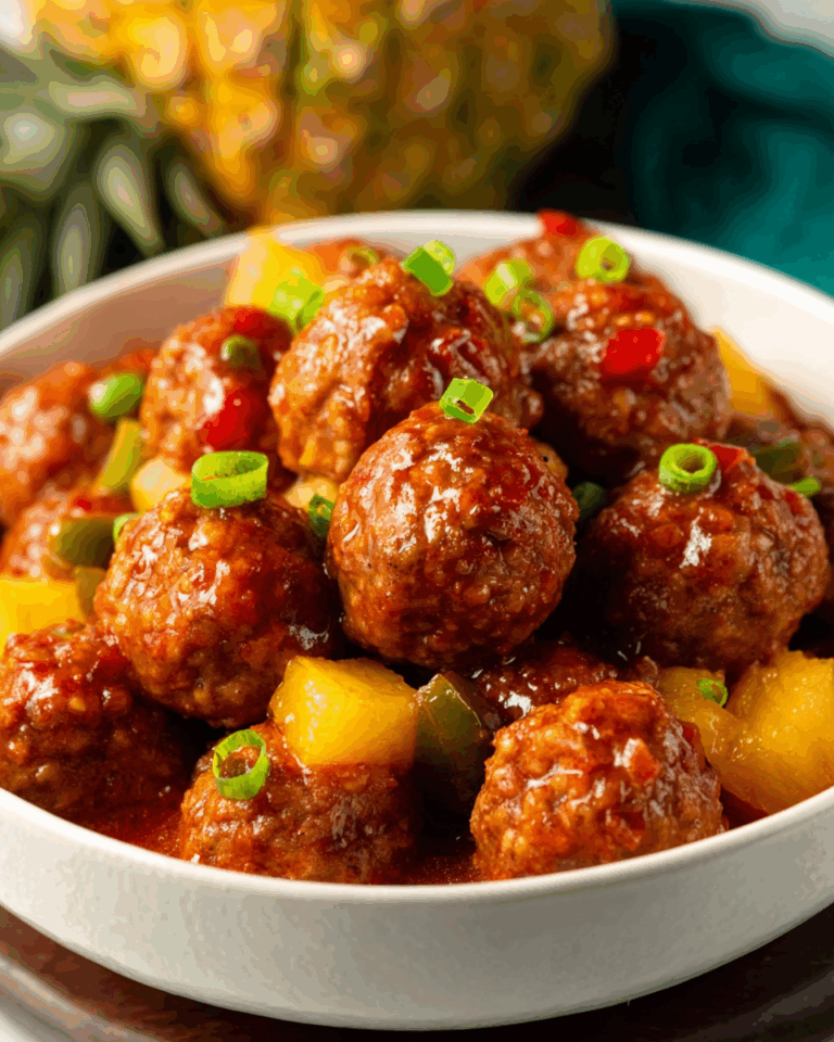 Crock Pot Pineapple Meatballs Recipe