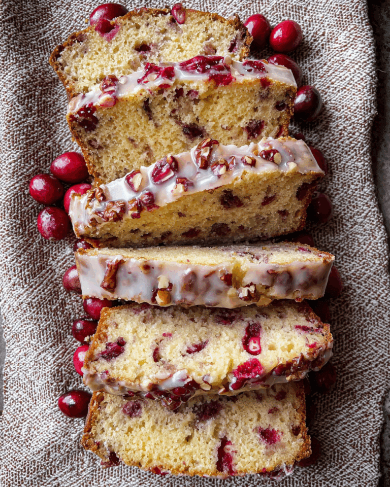 Cranberry Orange Walnut Loaf Recipe
