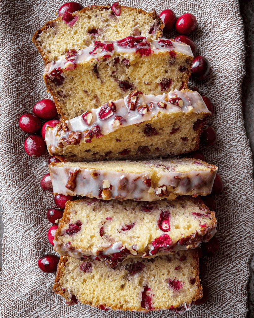 Cranberry Orange Walnut Loaf Recipe