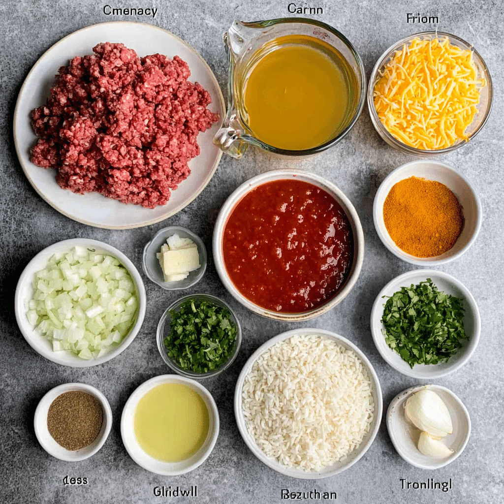 Taco Rice Skillet Recipe - Recipe Image