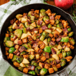 One-Pan Apple Cider Chicken and Brussels Sprouts Recipe