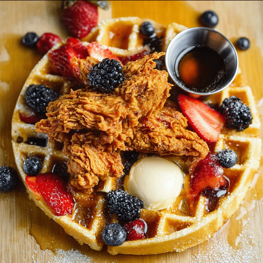 Chicken and Waffles Recipe - Recipe Image