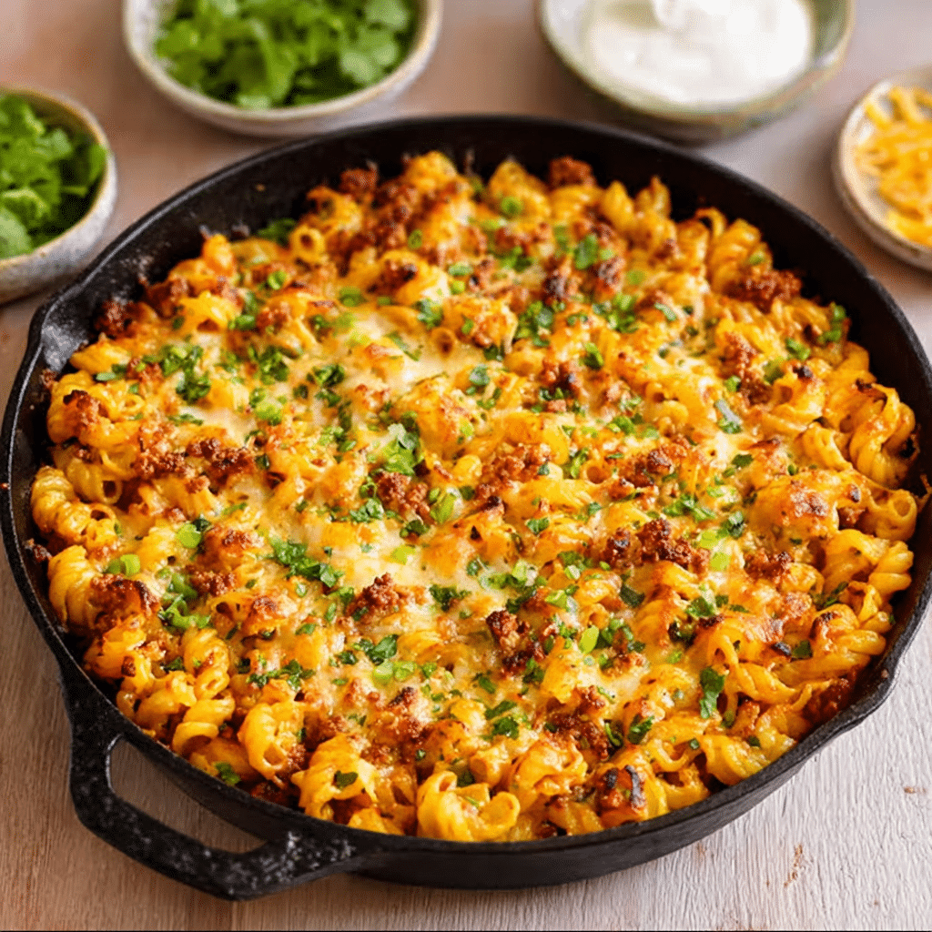 Taco Pasta Casserole Recipe - Recipe Image