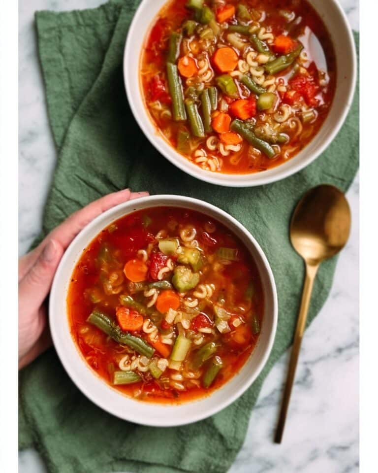 Weight Watchers Low-Calorie Vegetable Cabbage Soup Recipe