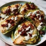 Oven Roasted Garlic Cabbage Steaks Recipe