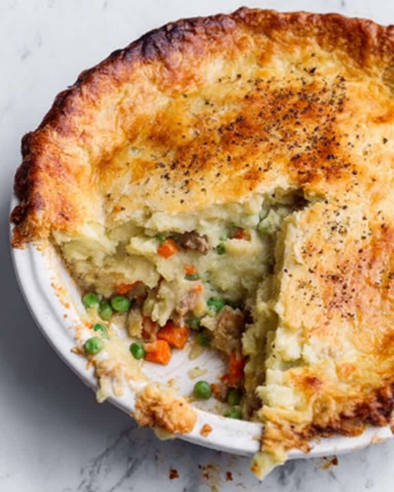 Chicken Pot Pie with Sage Crust Recipe