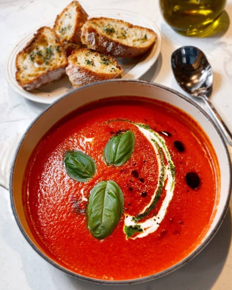 Creamy Tomato Basil Soup Recipe