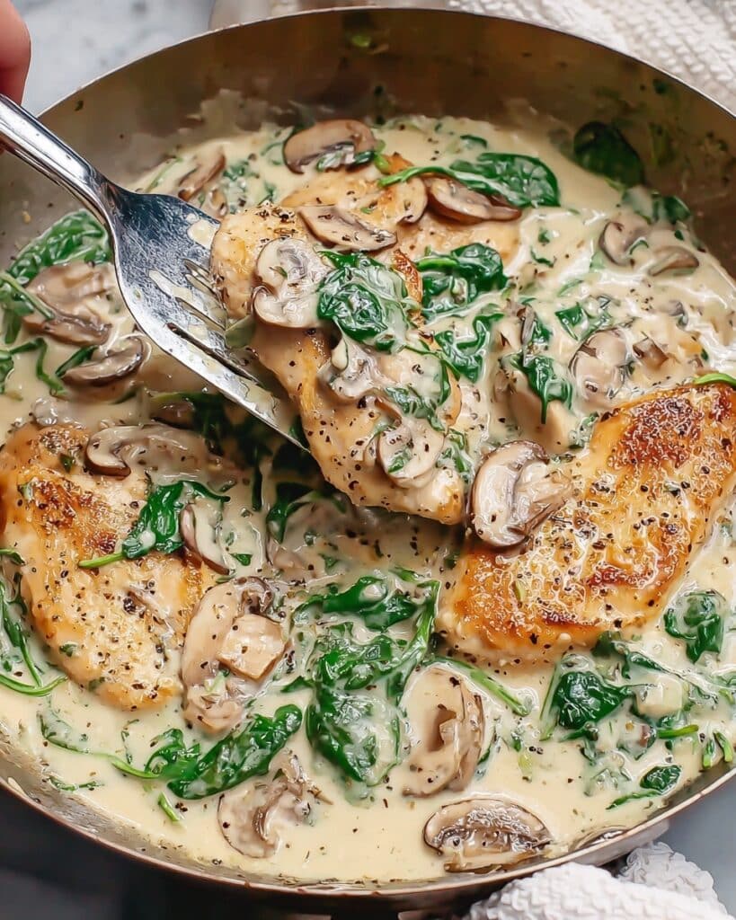 Creamy Mushroom Chicken Recipe