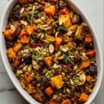 Harvest Chicken and Sweet Potato Casserole with Cranberries and Brussels Sprouts Recipe