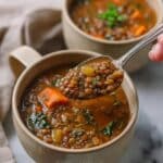 Lentil and Vegetable Soup Recipe