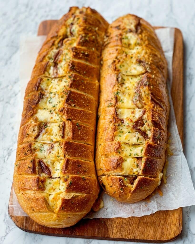 French Dip Pull Apart Bread with Roast Beef, Caramelized Onions, and Au Jus Dipping Sauce Recipe