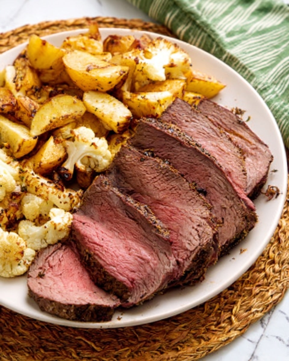 Air Fryer Roast Beef and Potatoes Recipe