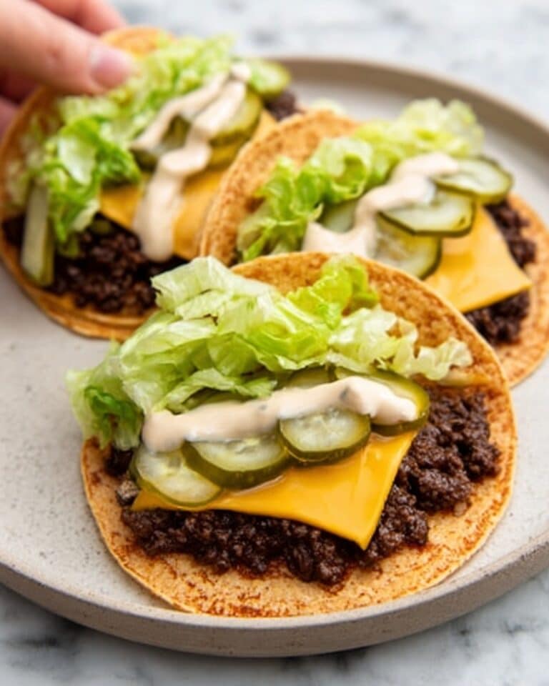 Smash Burger Tacos Recipe