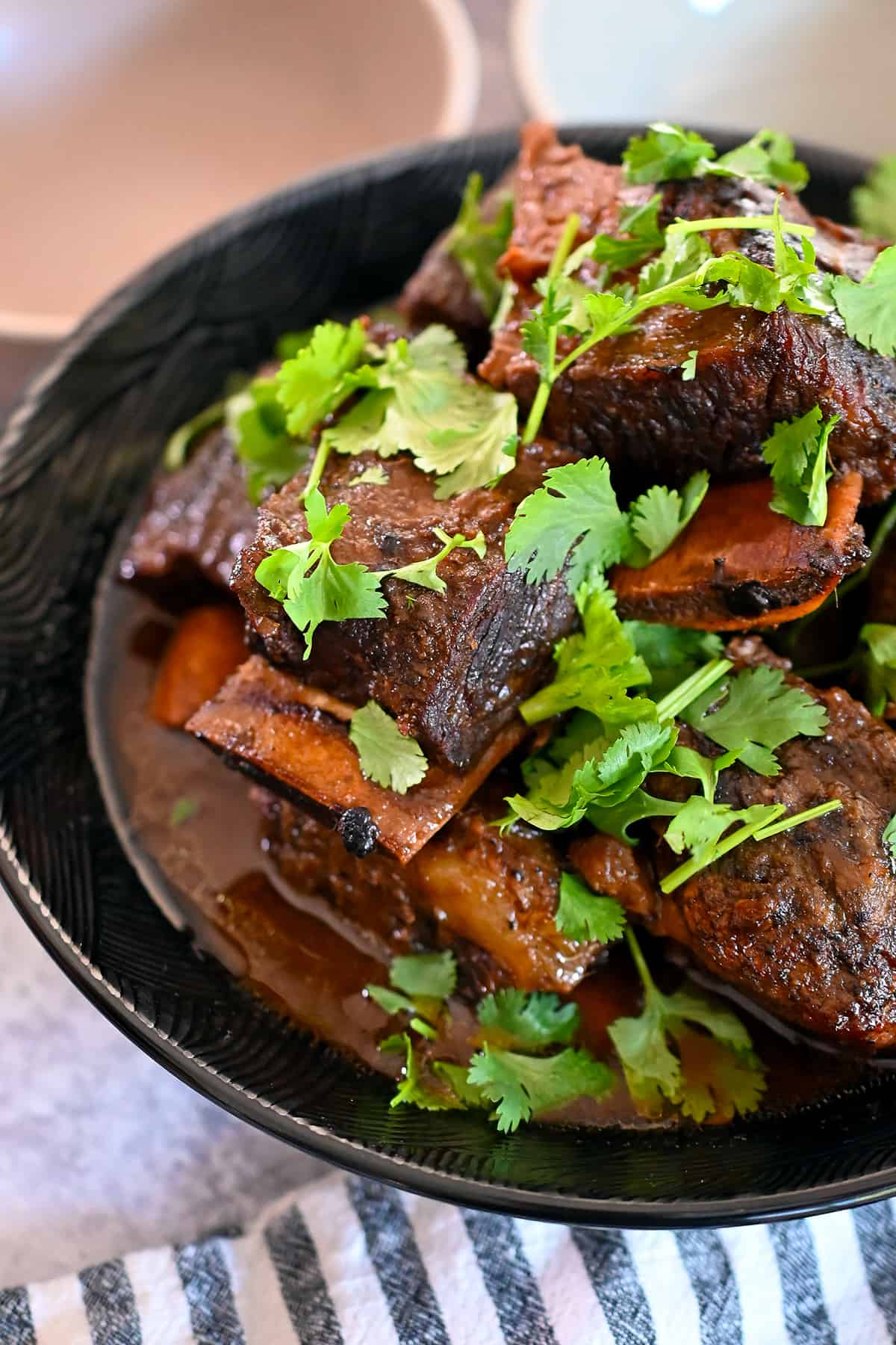 Korean Slow Cooker Short Ribs Recipe - Recipe Image