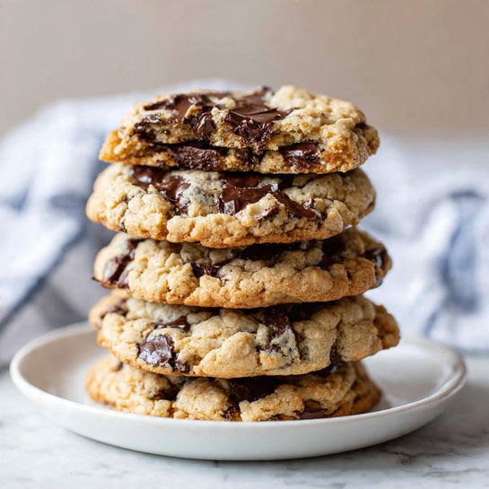 Wholesome Oatmeal Cookies with Coconut Oil and Honey Recipe