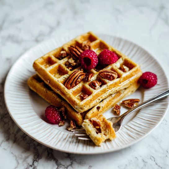 Gingerbread Buttermilk Waffles Recipe - Recipe Image