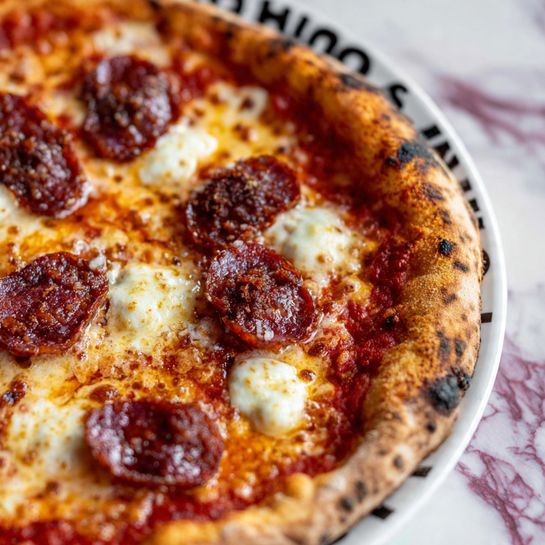 Chorizo, Honey & Goat Cheese Flatbread Recipe - Recipe Image