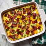 Hearty Breakfast Casserole with Sausage, Hash Browns, and Cheddar Recipe