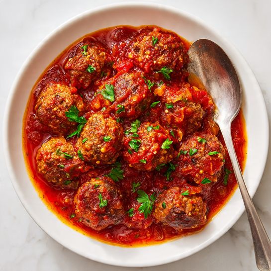 Spanish Meatballs in Tomato Sauce (Albondigas) Recipe - Recipe Image