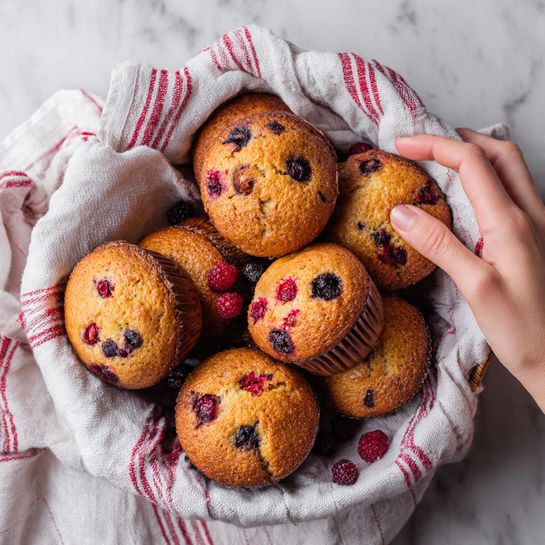 Cranberry Orange Muffins Recipe - Recipe Image