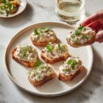 Spanish Ham and Manchego Crostini with Tomato Recipe