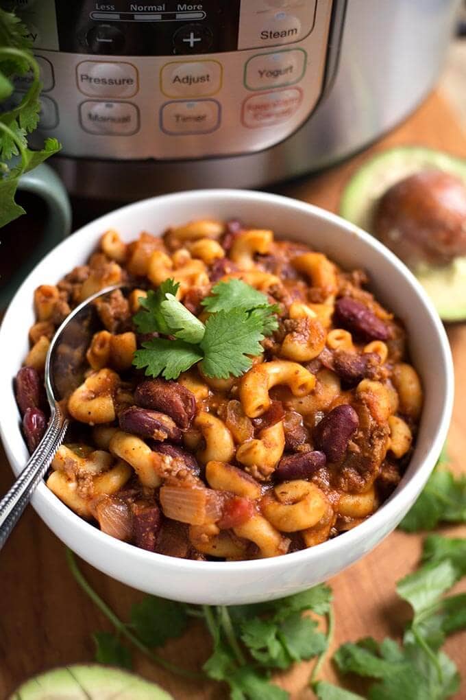 Instant Pot Chili Mac and Cheese Recipe