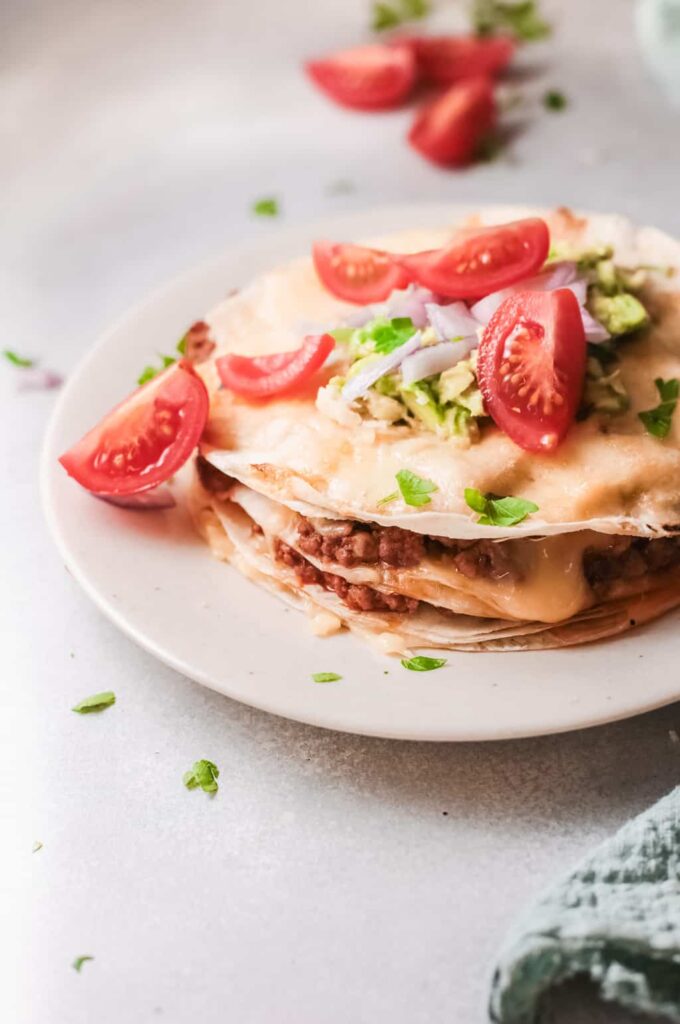 Air Fryer Taco Lasagna Recipe