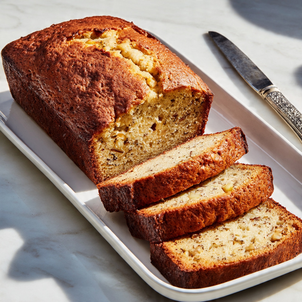 Moist Homemade Banana Bread Recipe