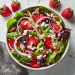 Sweet & Savory Strawberry and Feta Salad with Honey Dressing Recipe