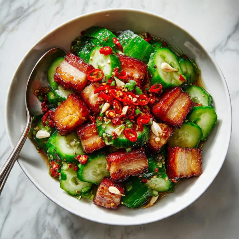 Grilled Pork Salad with Cucumber Recipe